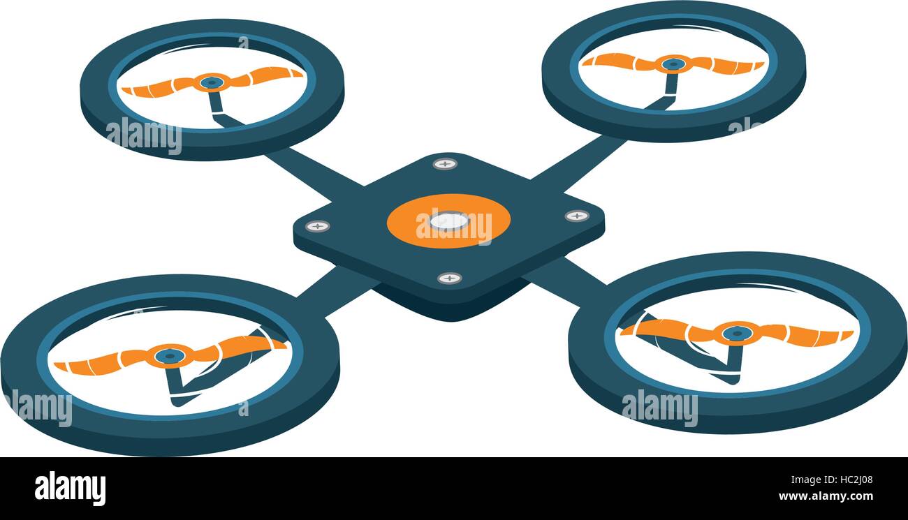Drone robot technology Stock Vector Image & Art - Alamy