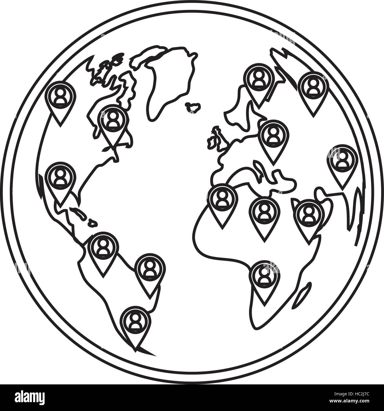 Earth world planet Stock Vector Image & Art - Alamy
