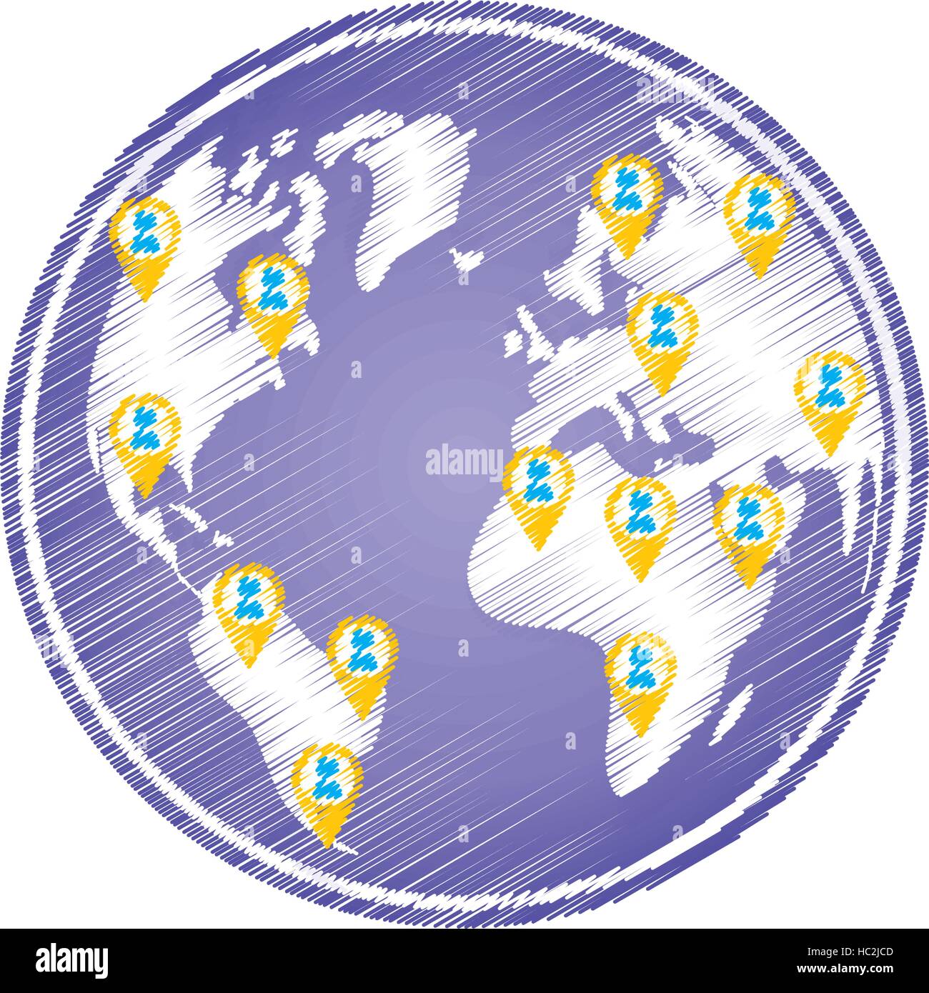 Earth world planet Stock Vector Image & Art - Alamy