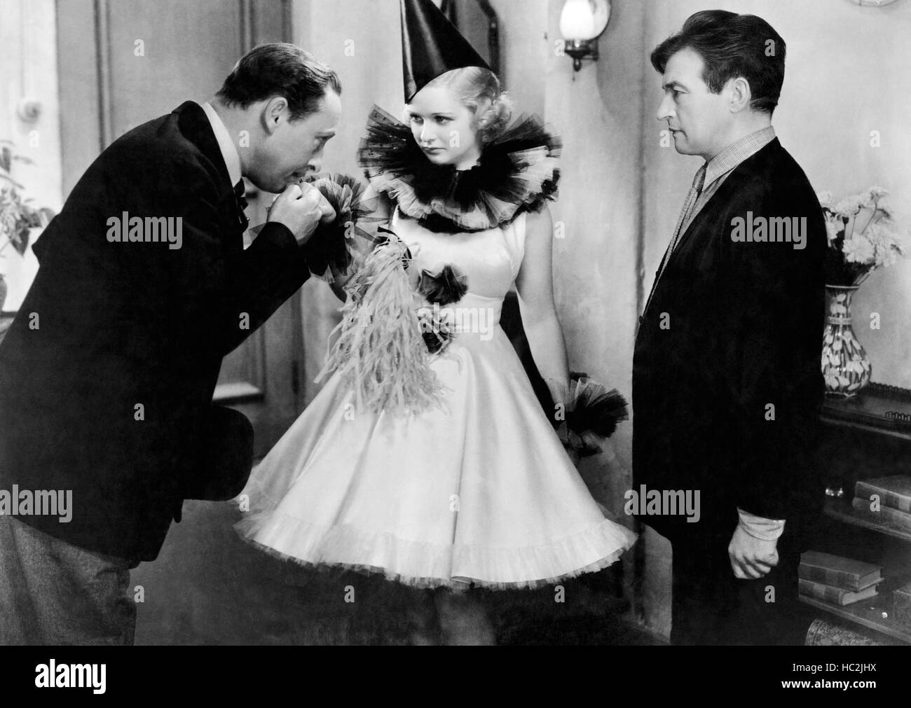 THE MAN WHO RECLAIMED HIS HEAD, Lionel Atwill, Joan Bennett, Claude Rains, 1934 Stock Photo