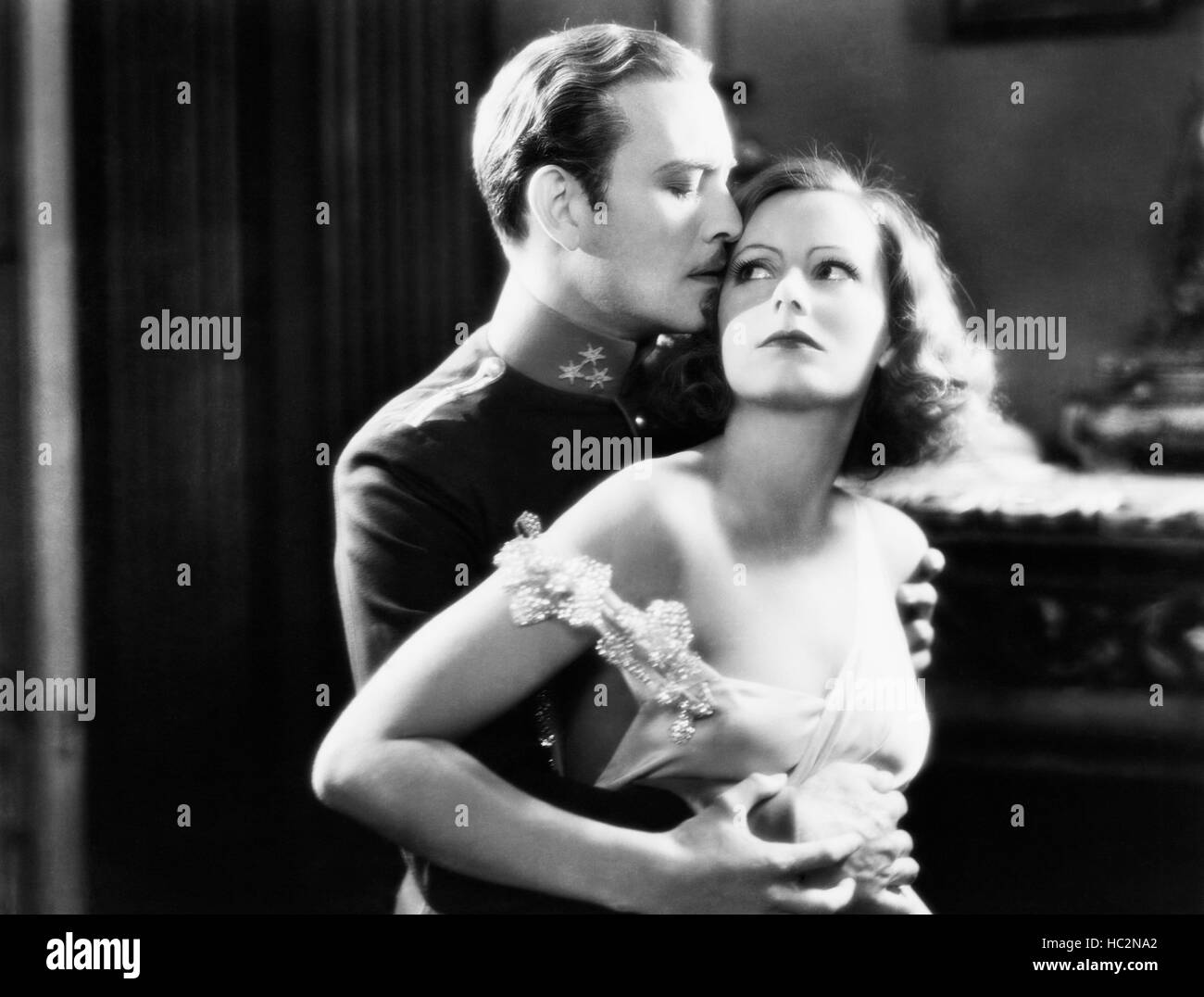THE MYSTERIOUS LADY, from left: Conrad Nagel, Greta Garbo, 1928 Stock ...