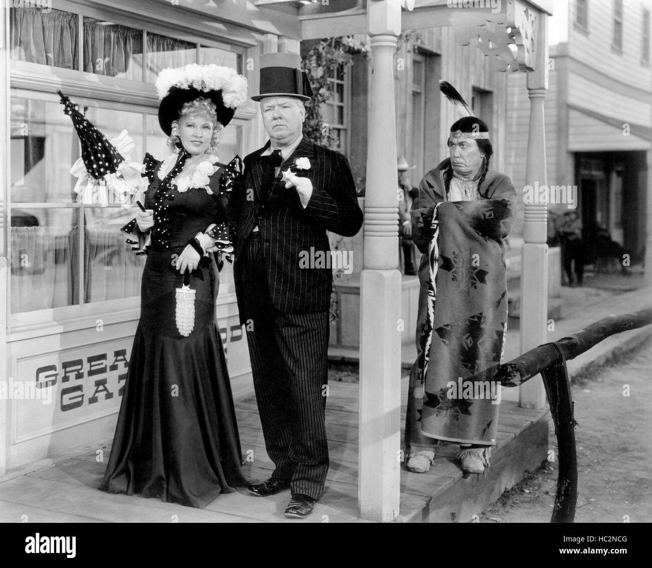 MY LITTLE CHICKADEE, from left, Mae West, W.C. Fields, George Moran ...