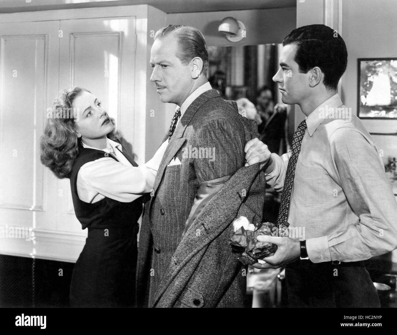 MY OWN TRUE LOVE, from left: Phyllis Calvert, Melvyn Douglas, Philip ...