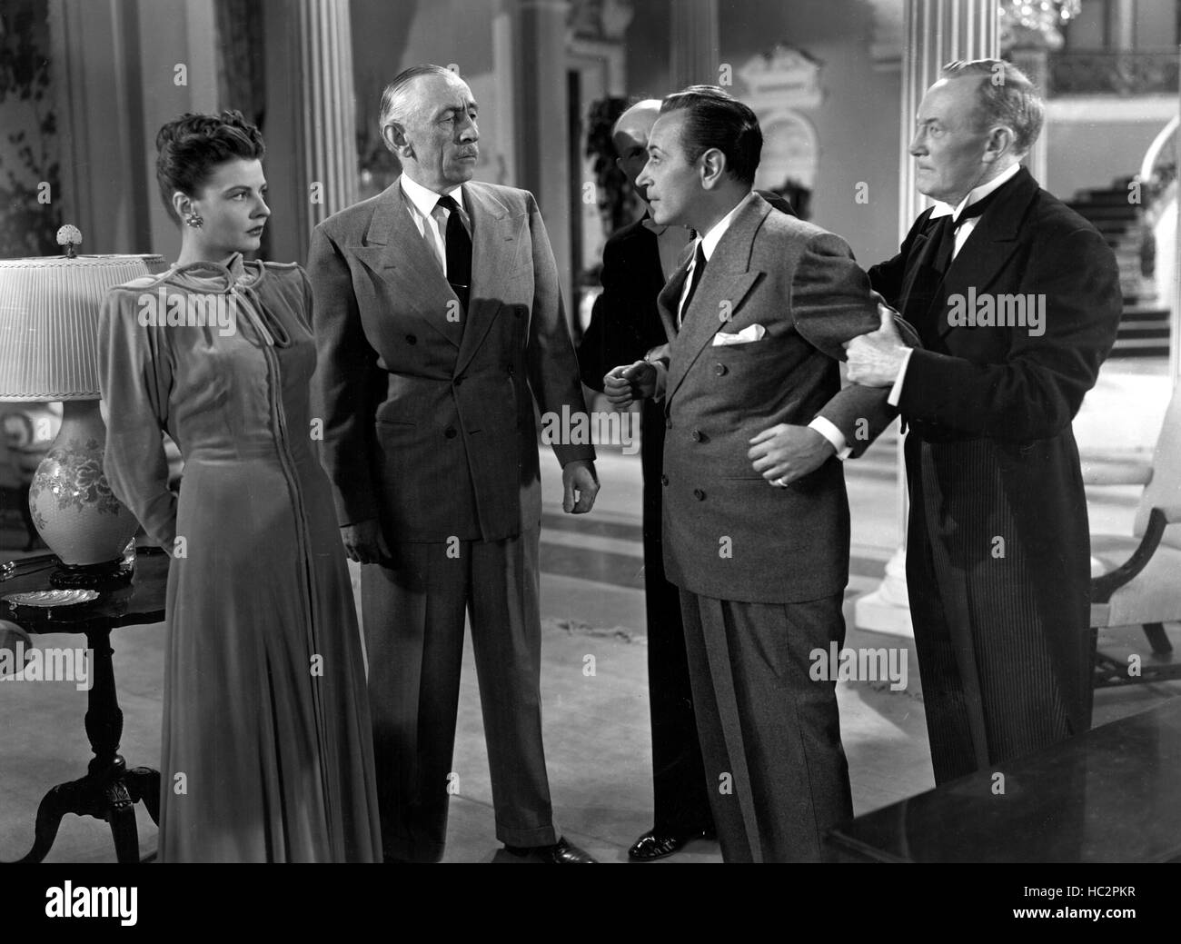 NOCTURNE, from left Lillian Bond, William Wright, Raft, Broderick O'Farrell, 1946 Stock