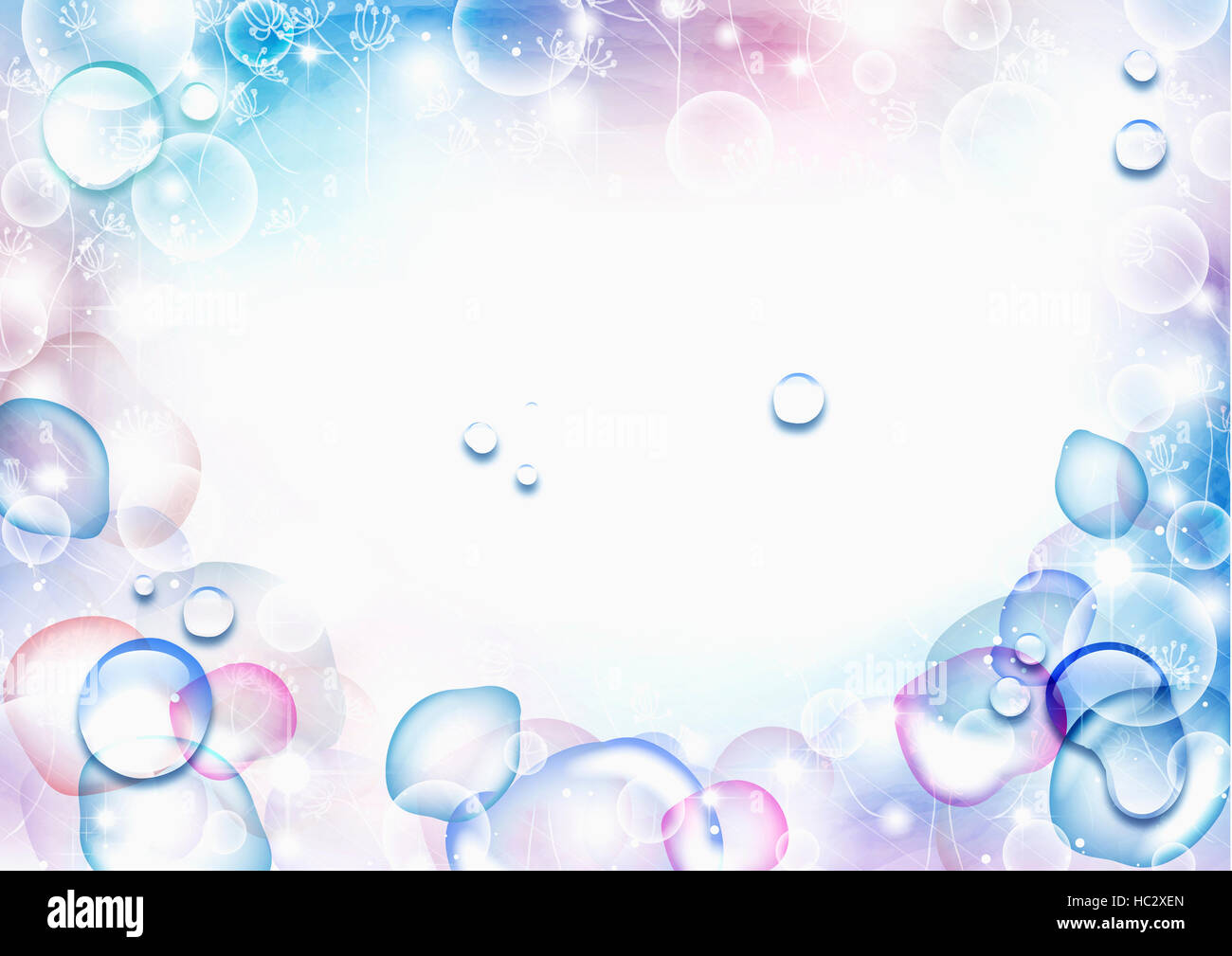 Background with abstract water drops Stock Photo - Alamy