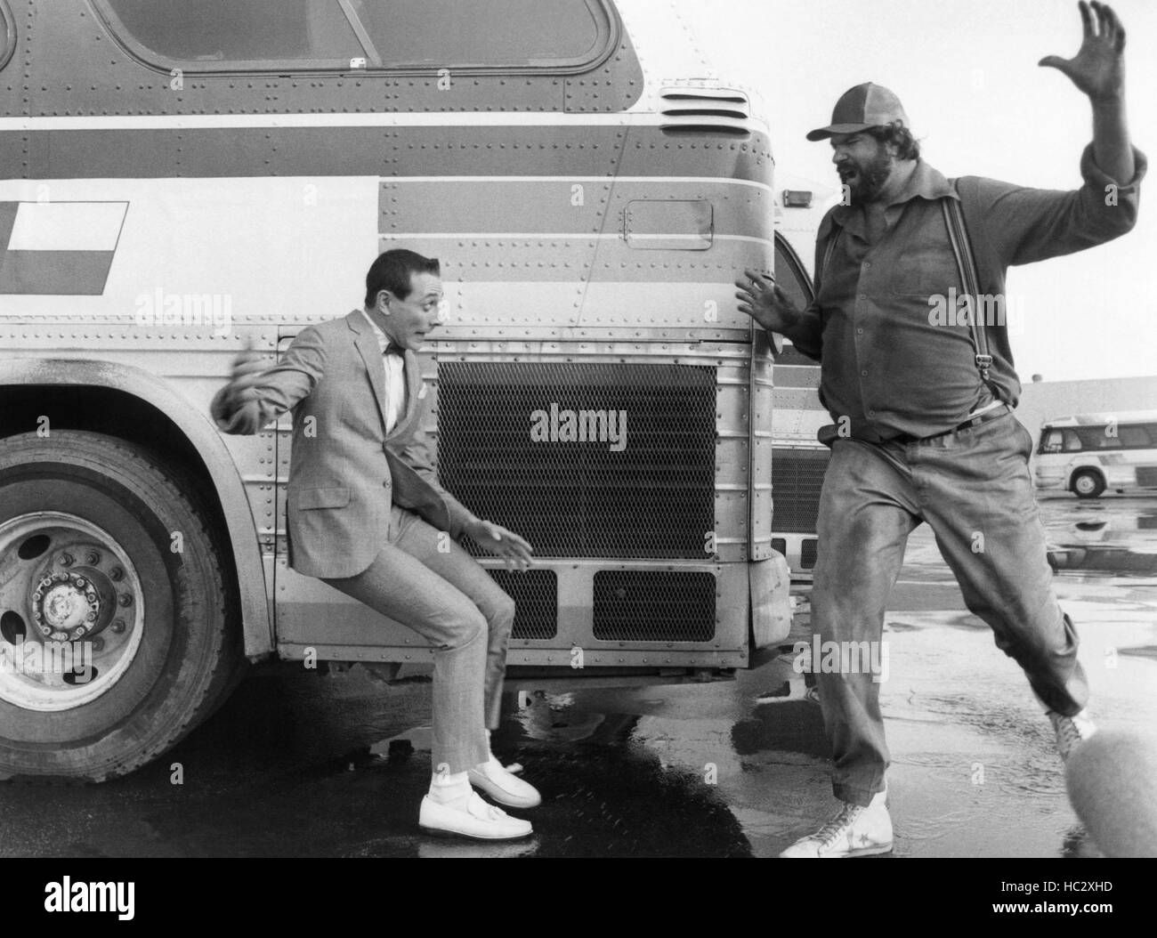 PEE WEE'S BIG ADVENTURE, Pee Wee Herman (Paul Reubens), Jon Harris