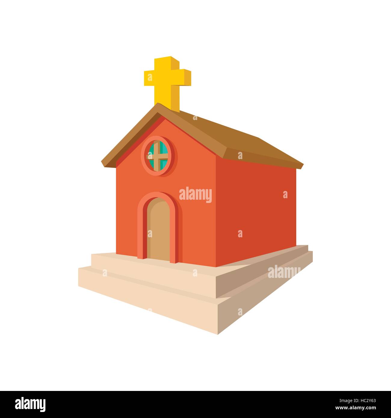 Church cartoon icon Stock Vector Image & Art - Alamy