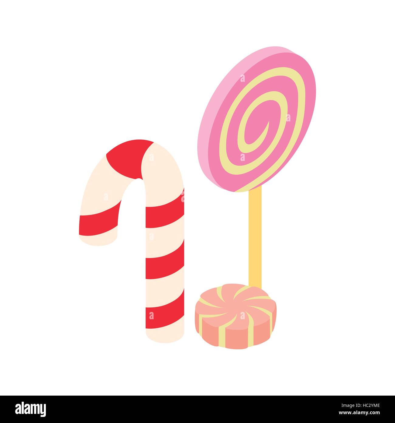 Sweets isometric 3d icon Stock Vector Image & Art - Alamy