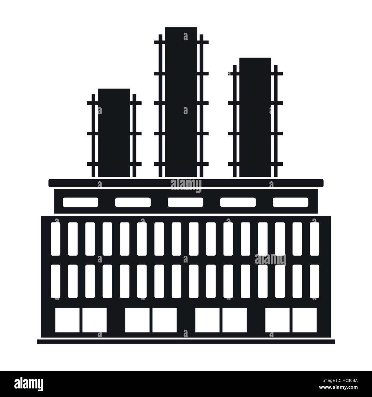 Plant industrial building icon Stock Vector Image & Art - Alamy