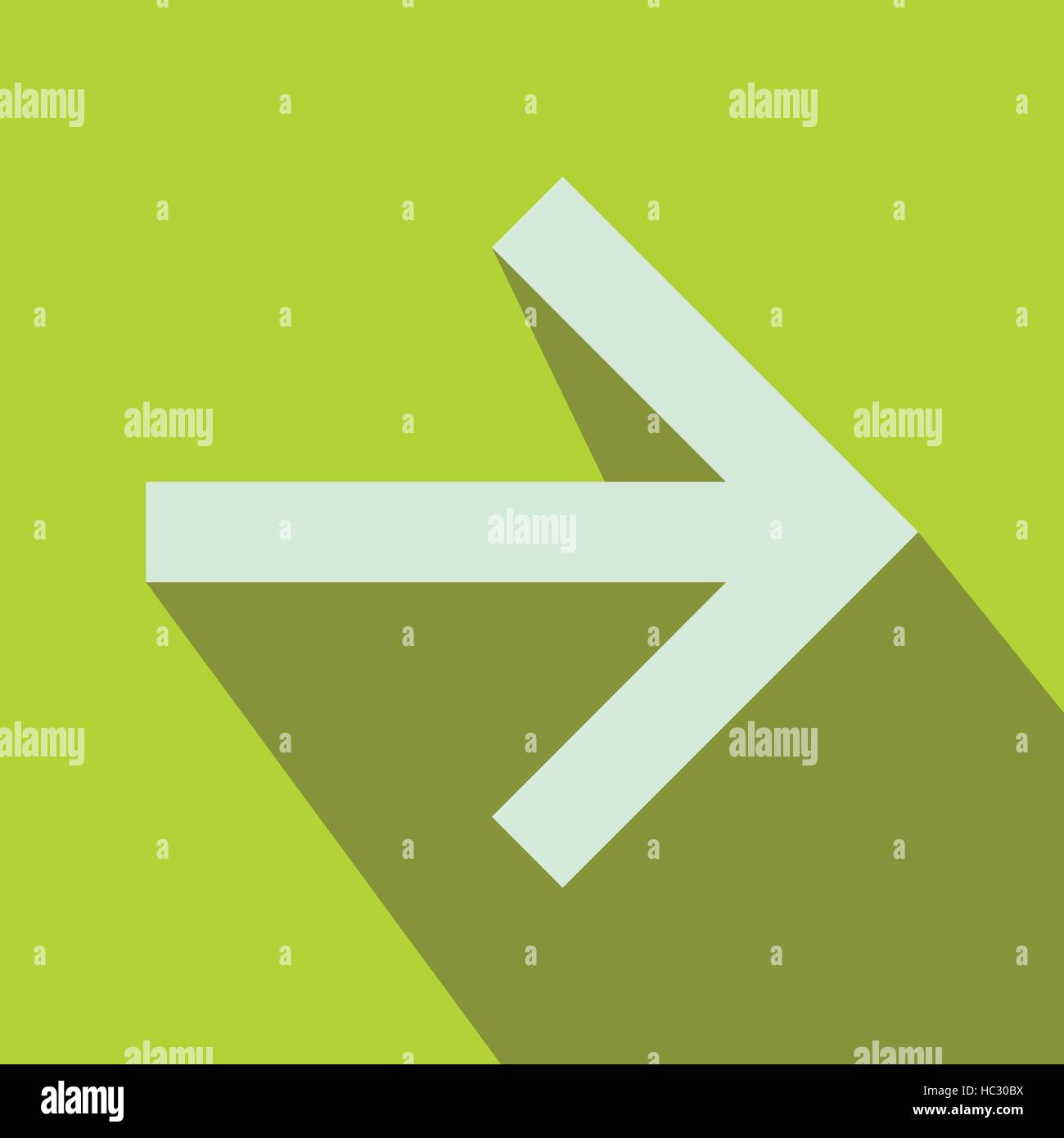 Right arrow flat icon Stock Vector Image & Art - Alamy
