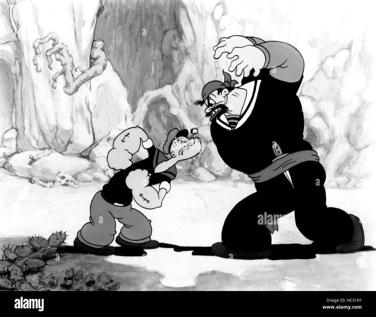 POPEYE THE SAILOR MEETS SINBAD THE SAILOR, Popeye, Bluto, 1936 Stock