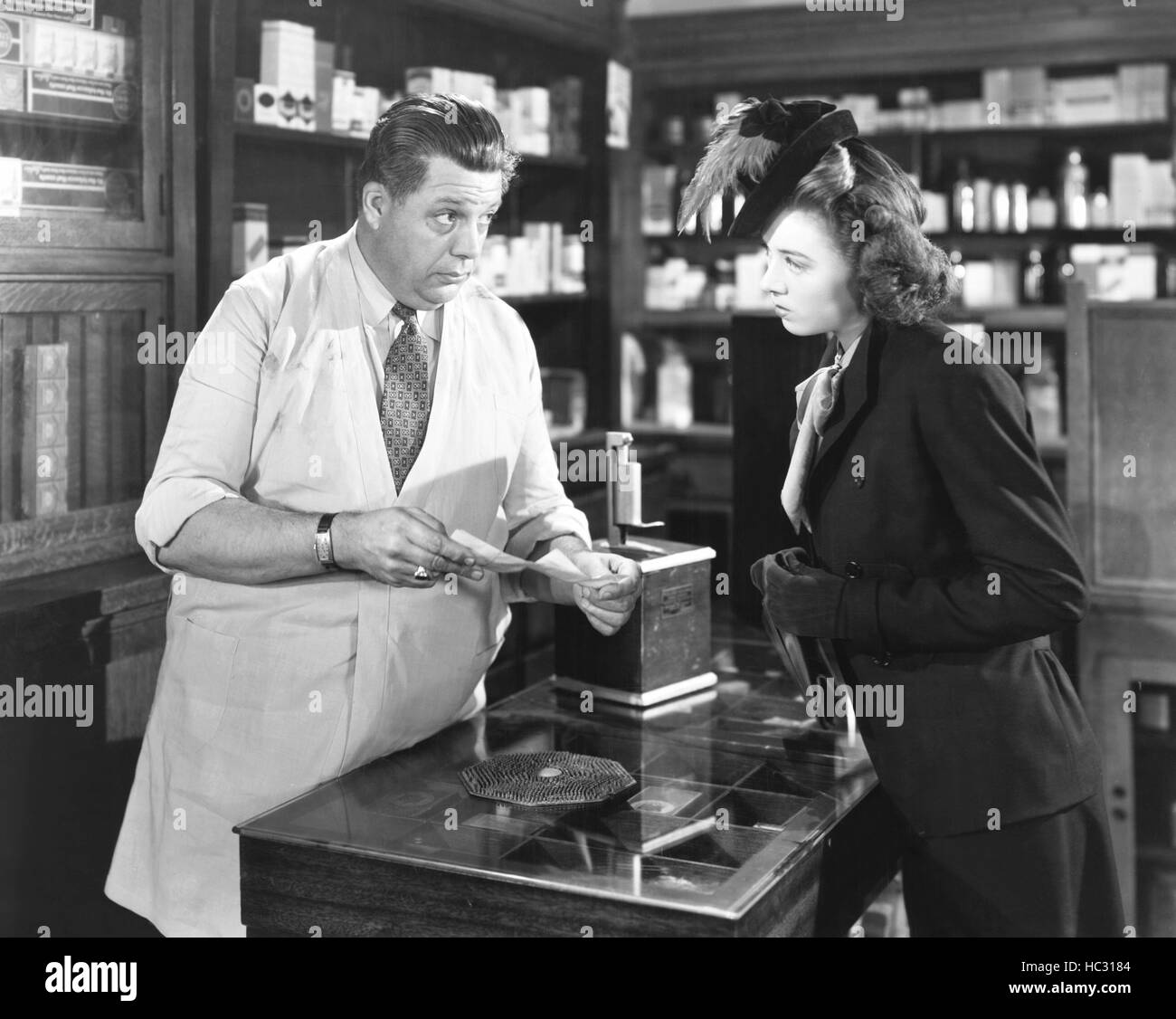 THE POWER OF THE WHISTLER, from left: Cy Kendall, Jeff Donnell, 1945