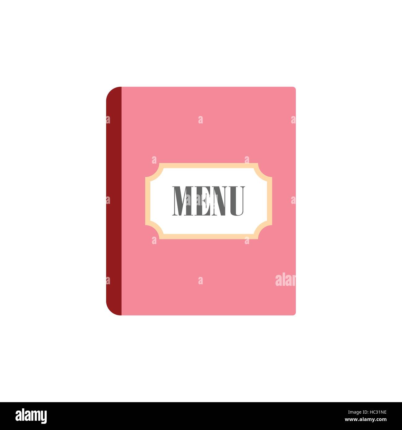 Restaurant menu flat icon Stock Vector Image & Art - Alamy