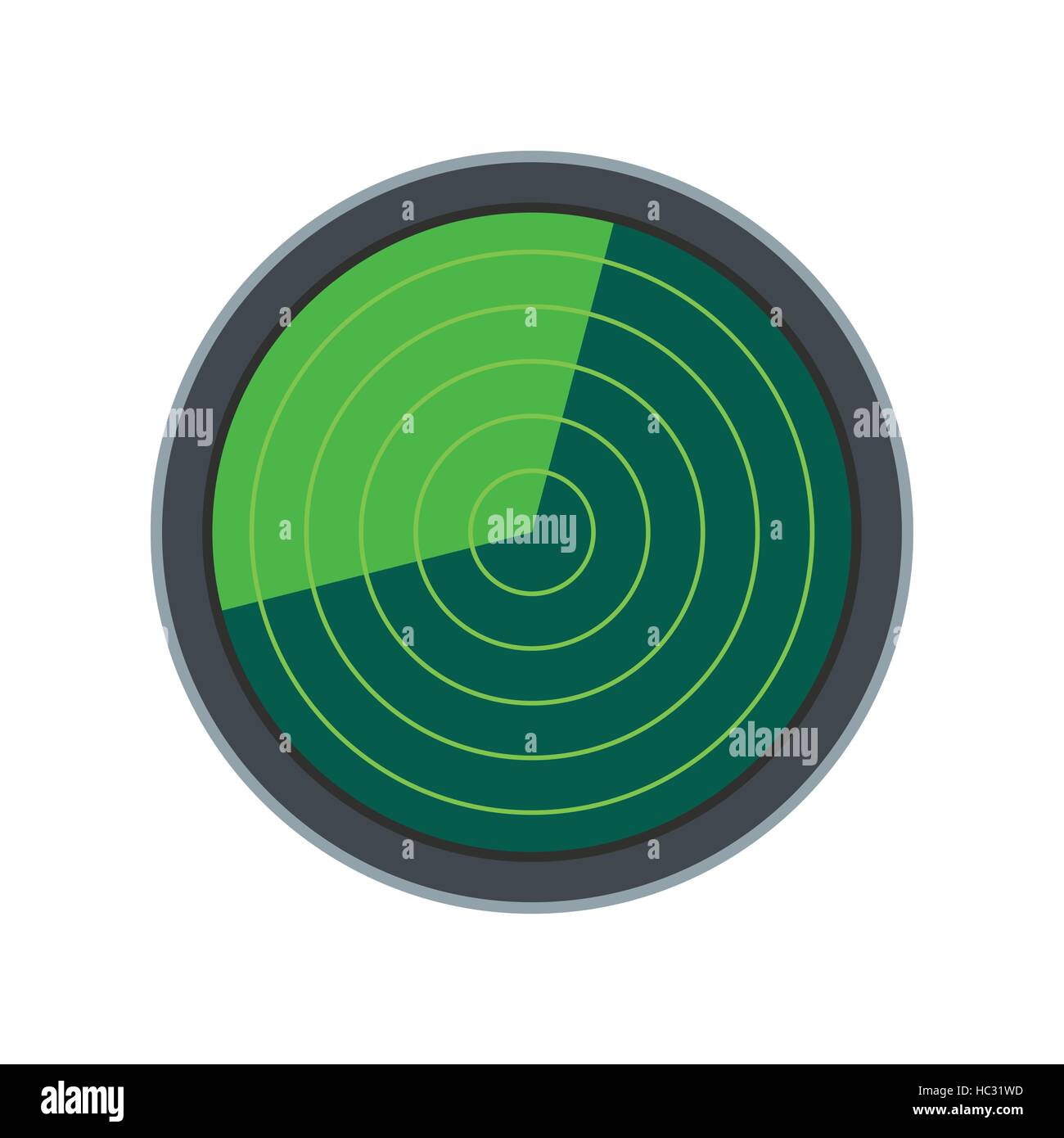Radar flat icon Stock Vector Image & Art - Alamy
