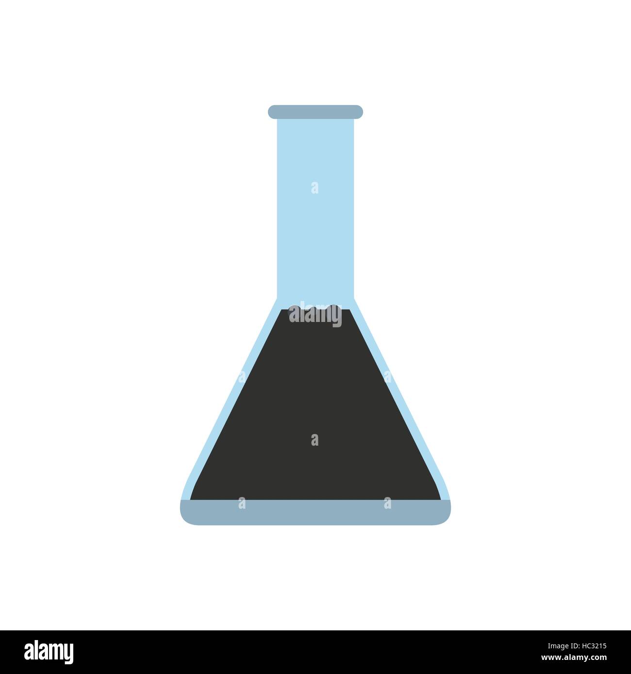 Conical flask test tube oil Cut Out Stock Images & Pictures - Alamy