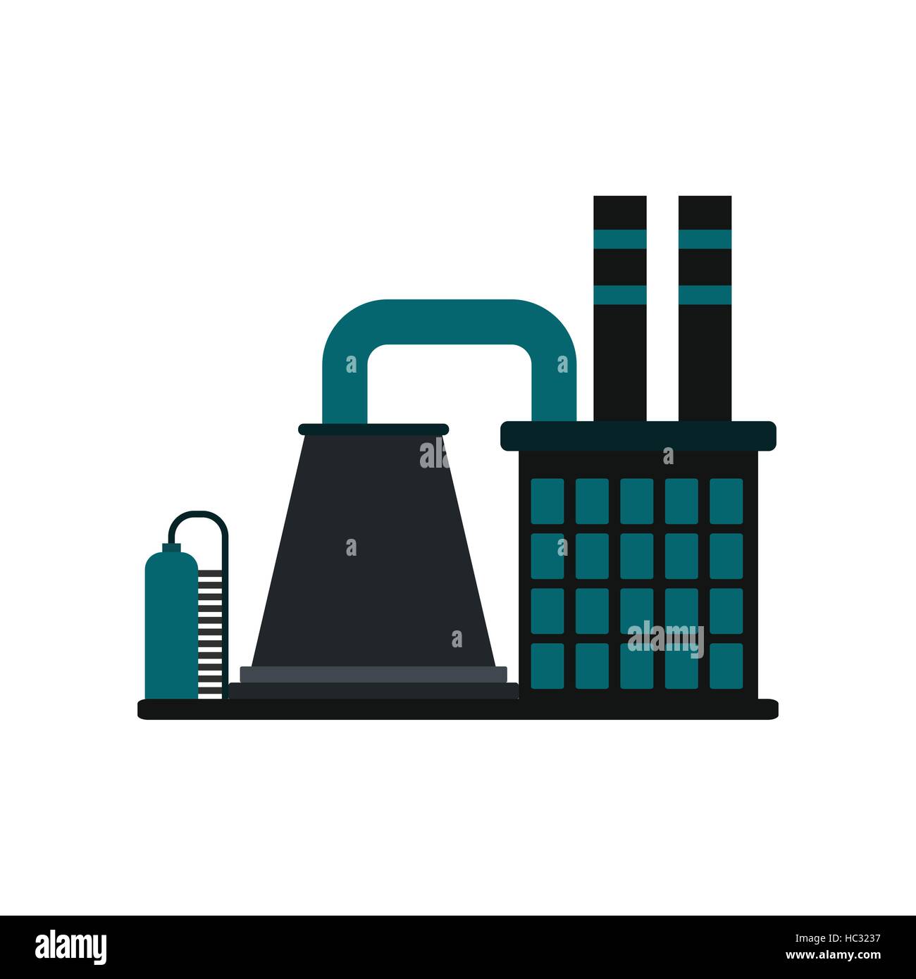 Mining processing plant icon hi-res stock photography and images - Alamy