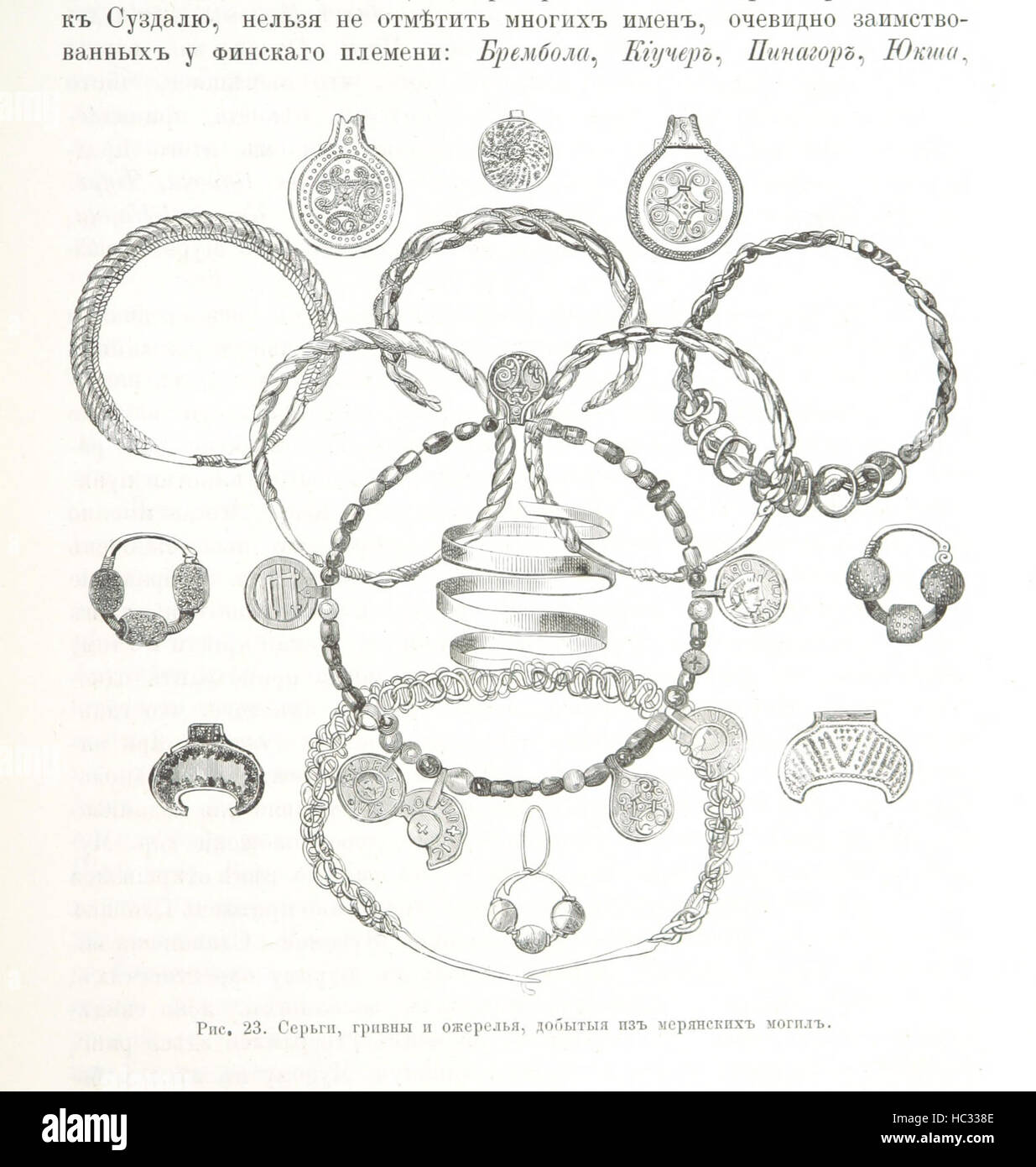Which Ression Items Illustration from page 345 depicting Russian historical life, showing ...