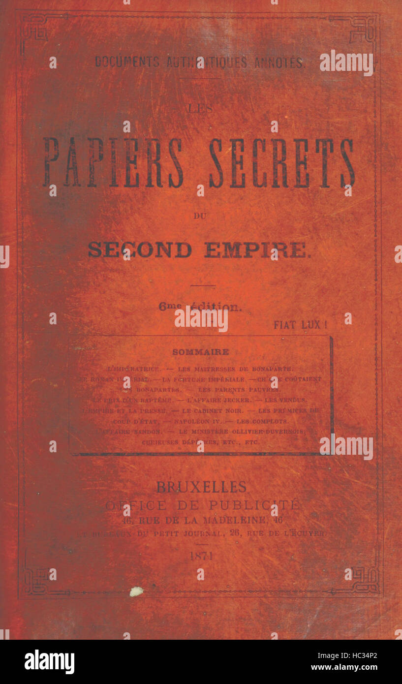 Secret Papers Example Illustrations and text depicting political documents, secret papers ...