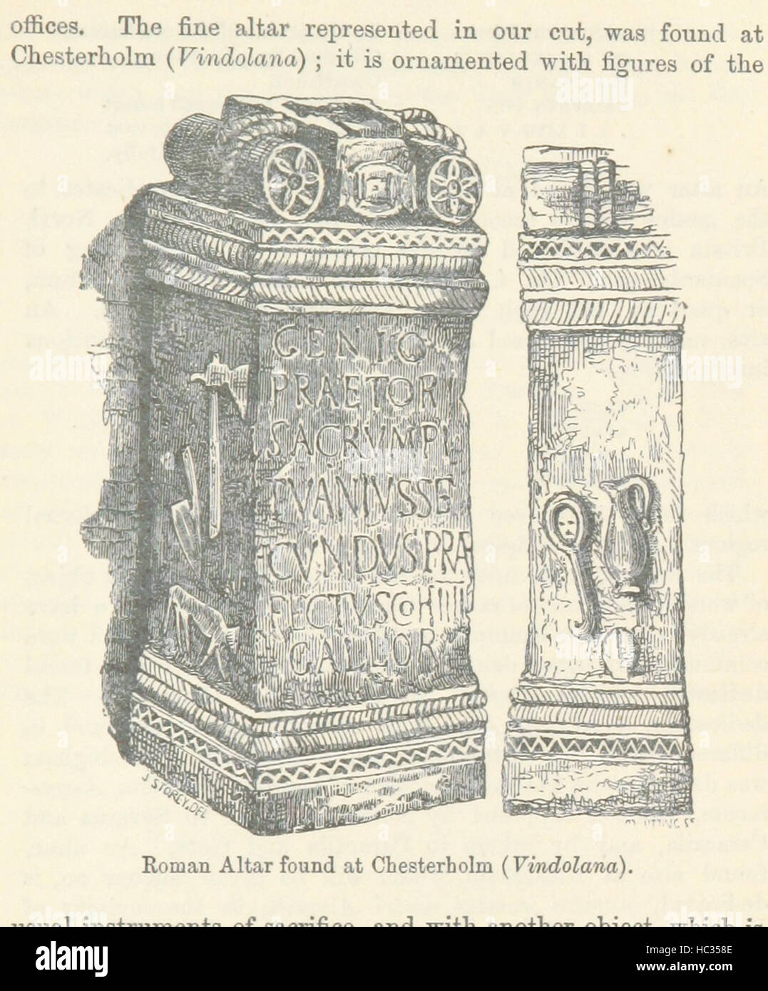[The Celt, the Roman, and the Saxon: a history of the early inhabitants of Britain, down to the Conversion of the Anglo-Saxons to Christianity. Illustrated by the ancient remains brought to light by recent research.] Image taken from page 331 of '[The Celt, the Roman, Stock Photo