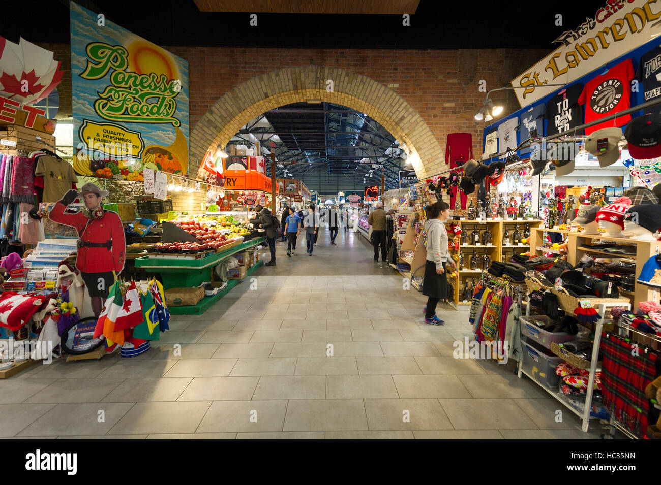 St. Lawrence market in Toronto Stock Photo