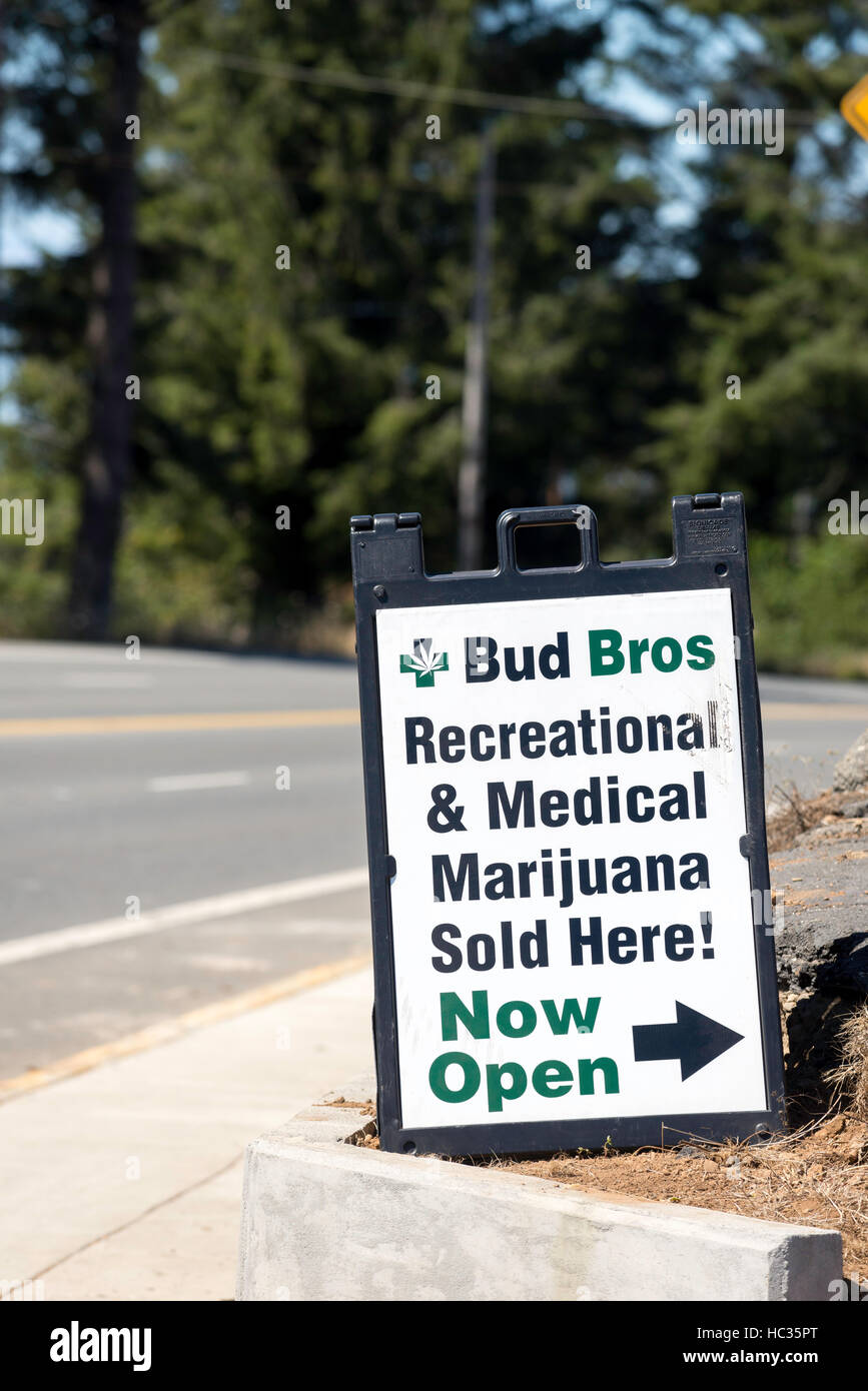 marijuana dispensary sign on