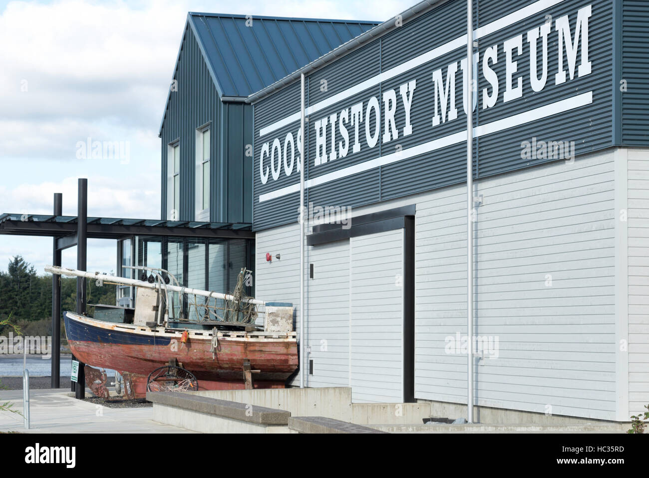 Coos History Museum in Coos Bay, Oregon. Stock Photo