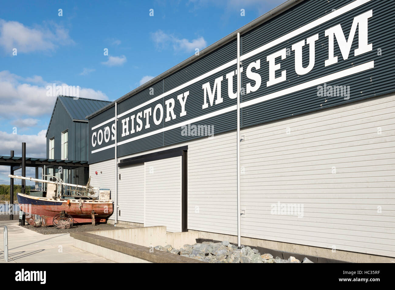 Coos History Museum in Coos Bay, Oregon. Stock Photo