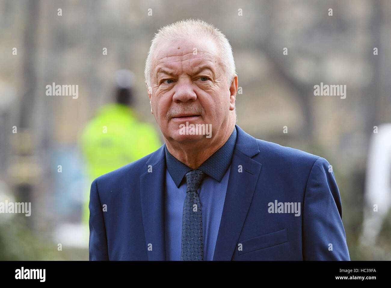 Victims campaigner Raymond McCord arrives at the Supreme Court in London, for the third day of the Government's appeal against a ruling that the Prime Minister must seek MPs' approval to trigger the process of taking Britain out of the European Union. Stock Photo