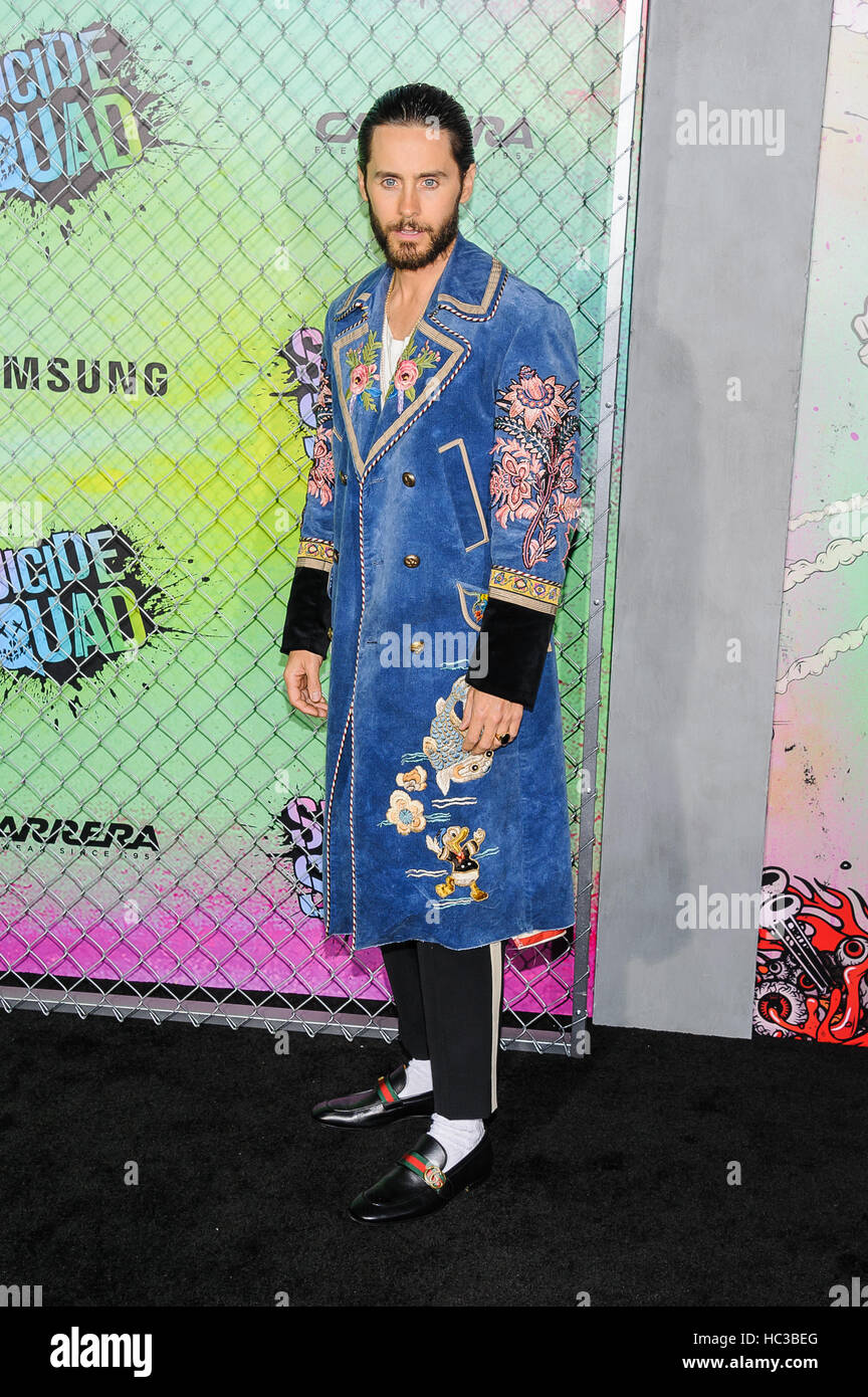 jared leto suicide squad premiere