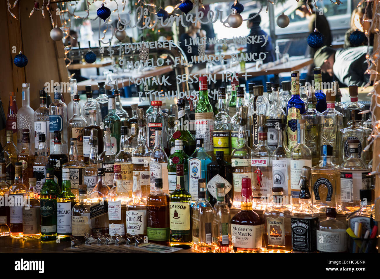 Brooklyn Bar in Bushwick, New York, USA Stock Photo Alamy