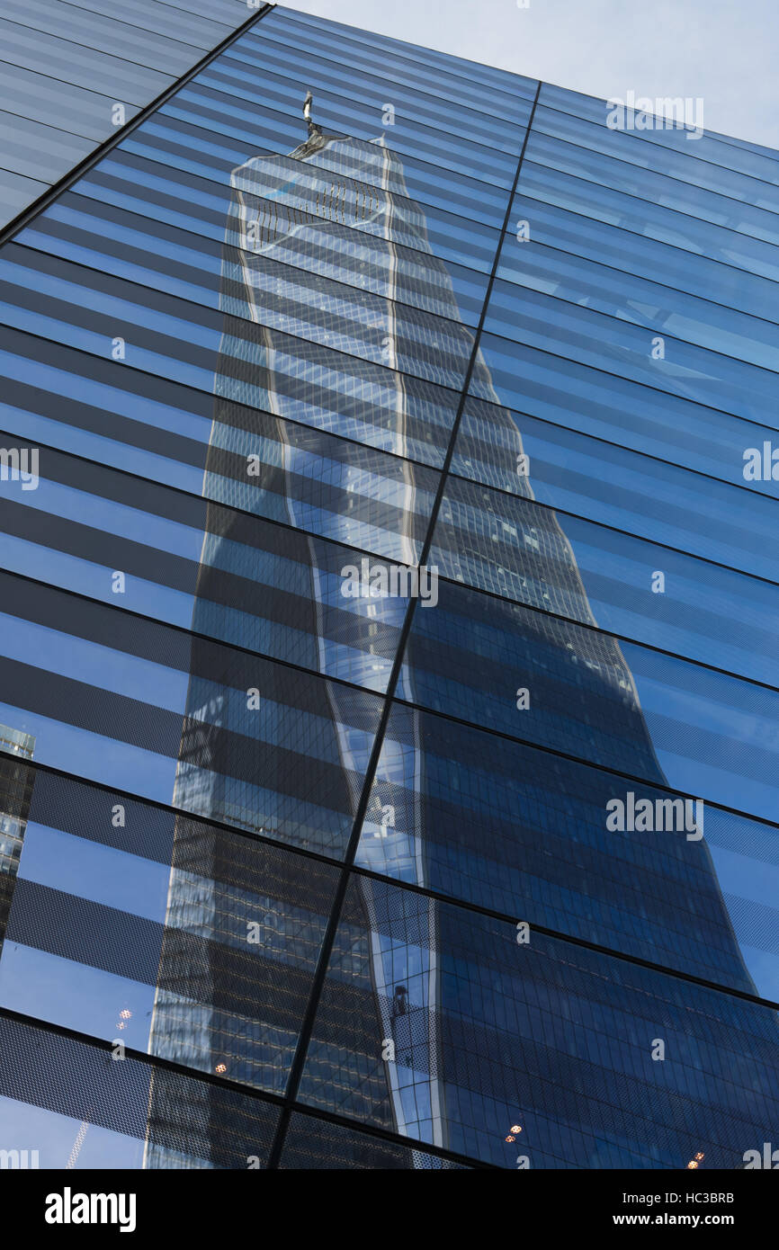 One World Trade and 9/11 Memorial, New York, USA Stock Photo - Alamy