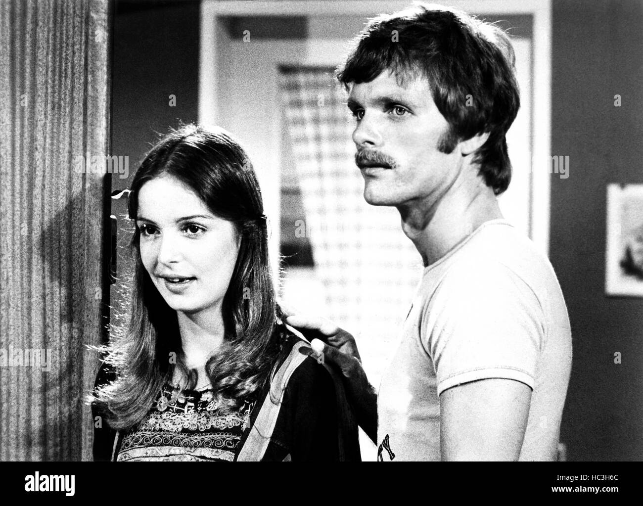 PAUL AND MICHELLE, from left, Anicee Alvina, Keir Dullea, 1974 Stock ...