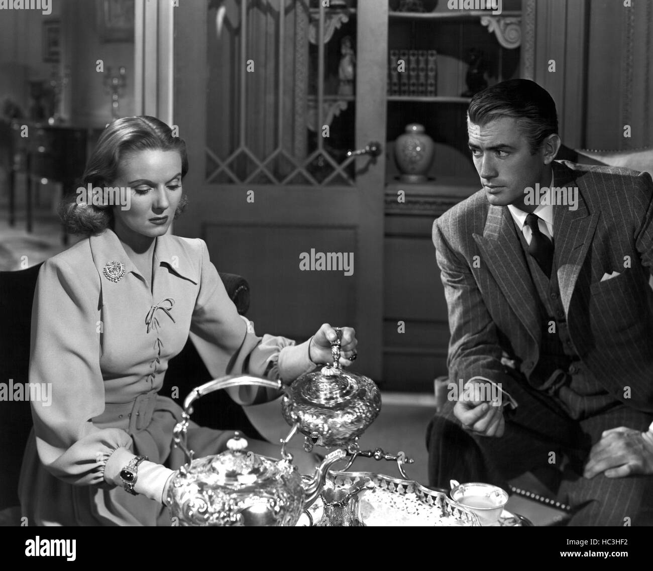 THE PARADINE CASE, Ann Todd, Joan Tetzel, Gregory Peck, 1947 Stock