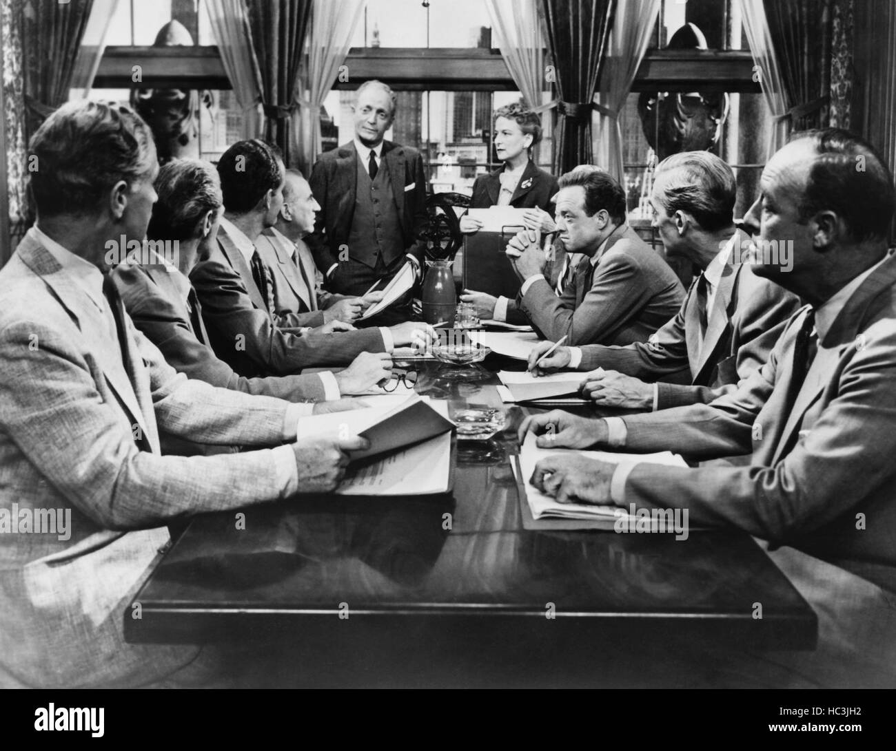 PATTERNS, cast pictured includes Ed Begley, Everett Sloane, Van Heflin