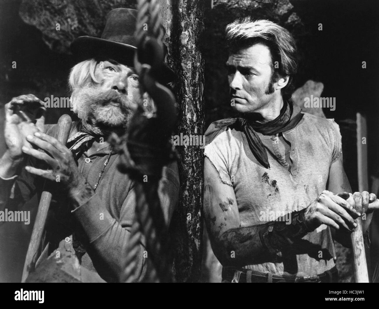 PAINT YOUR WAGON, from left, Lee Marvin, Clint Eastwood, 1969 Stock Photo Alamy