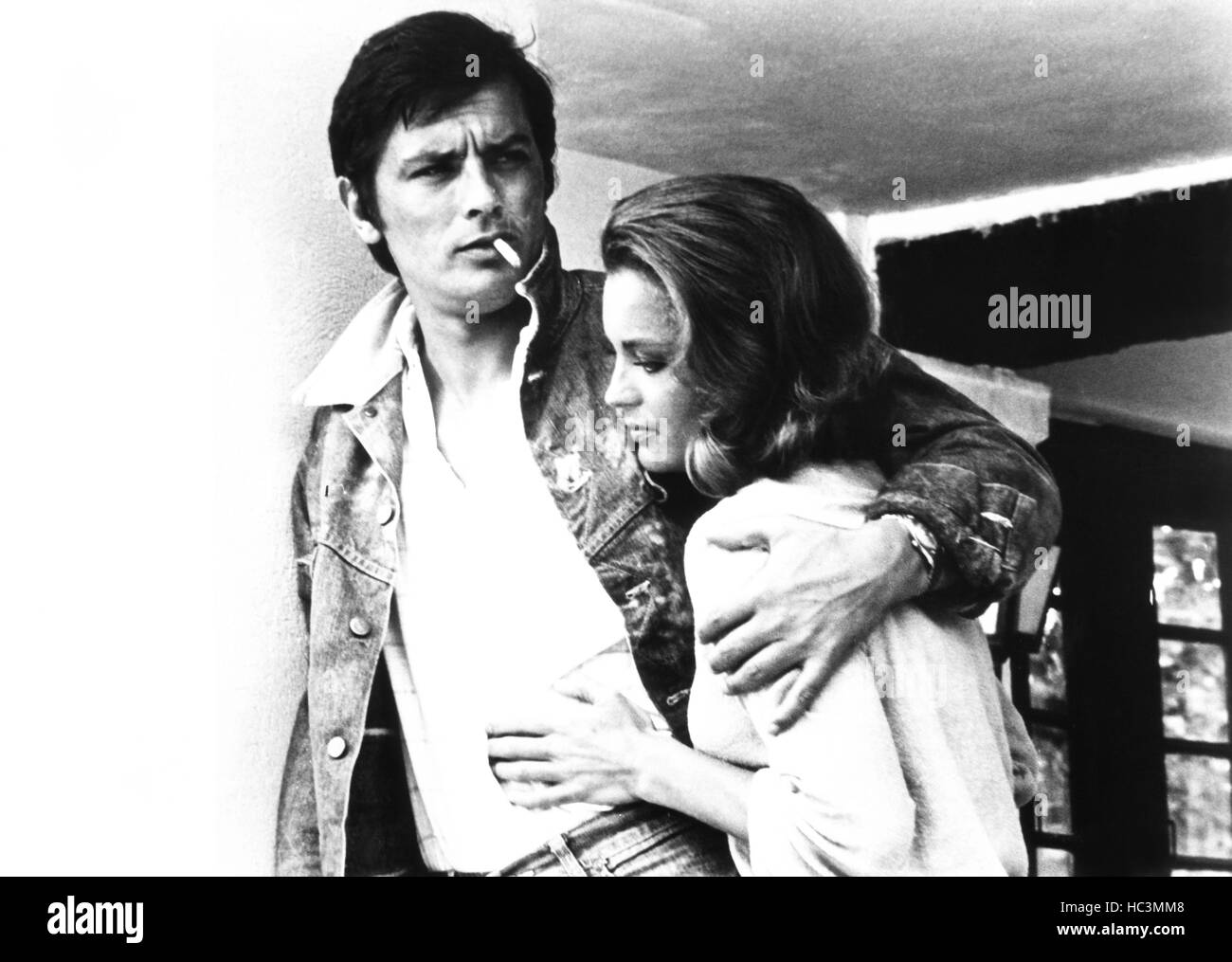 LA PISCINE, from left, Alain Delon, Romy Schneider, 1969 Stock Photo Alamy