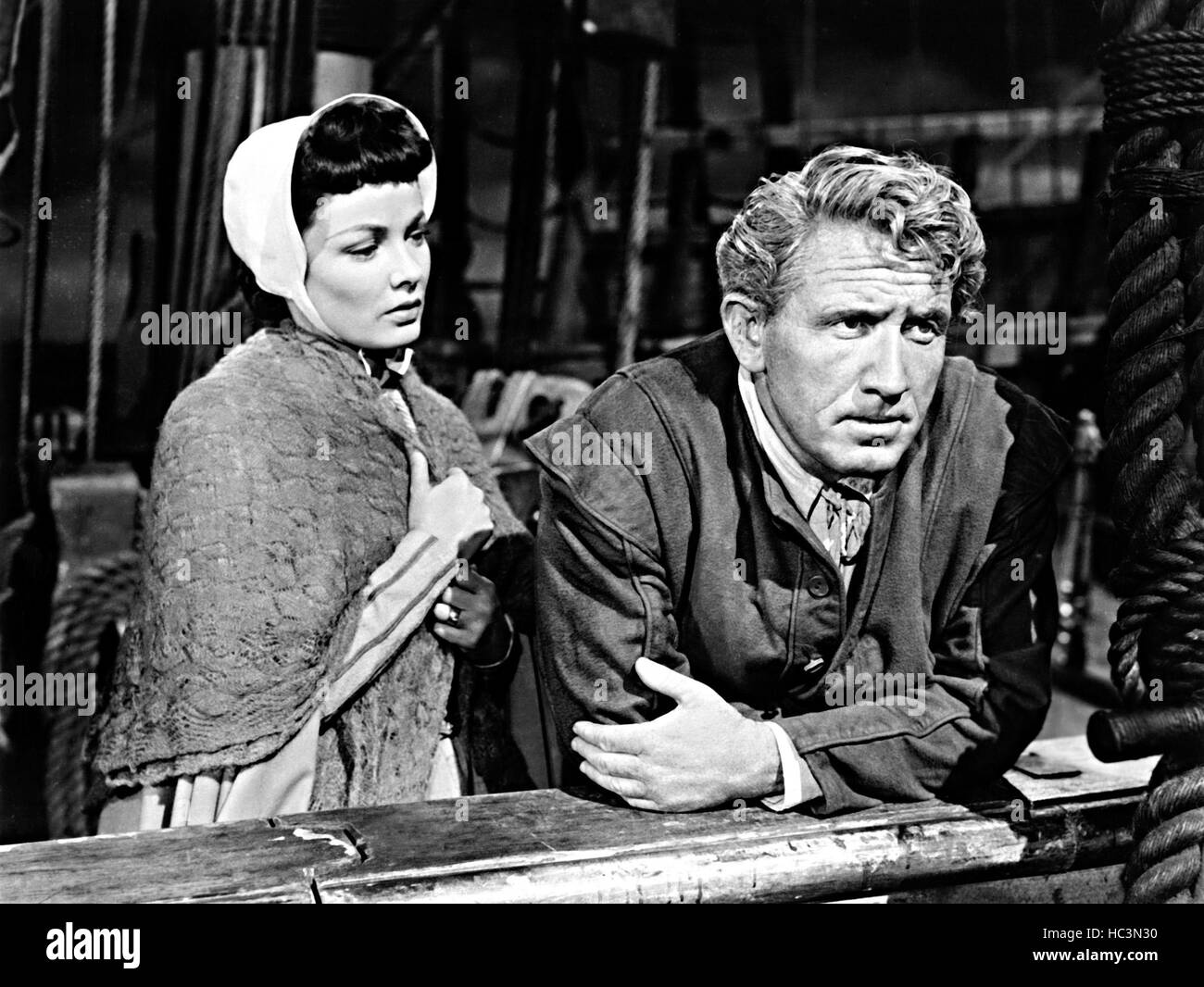 PLYMOUTH ADVENTURE, Gene Tierney, Spencer Tracy, 1952 Stock Photo - Alamy