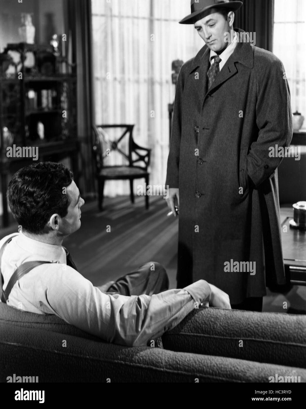 THE RACKET, Robert Ryan, Robert Mitchum, 1951 Stock Photo - Alamy