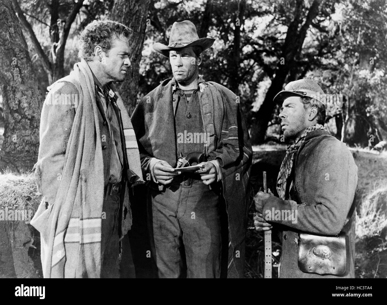 The Raid, From Left, Van Heflin, Peter Graves, Lee Marvin, 1954, Tm 