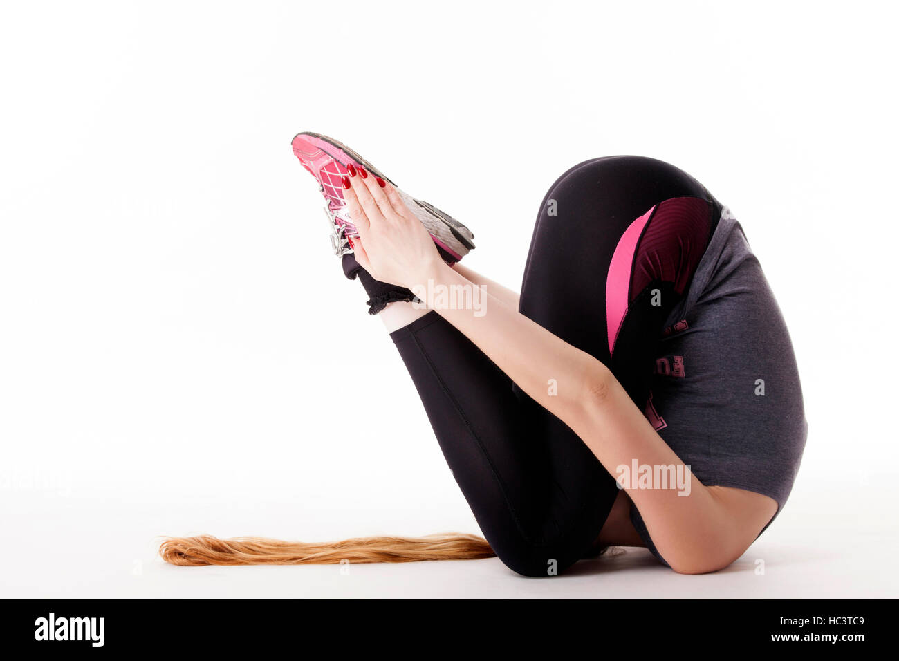 Model Exercise Photoshoot Stock Photo - Alamy