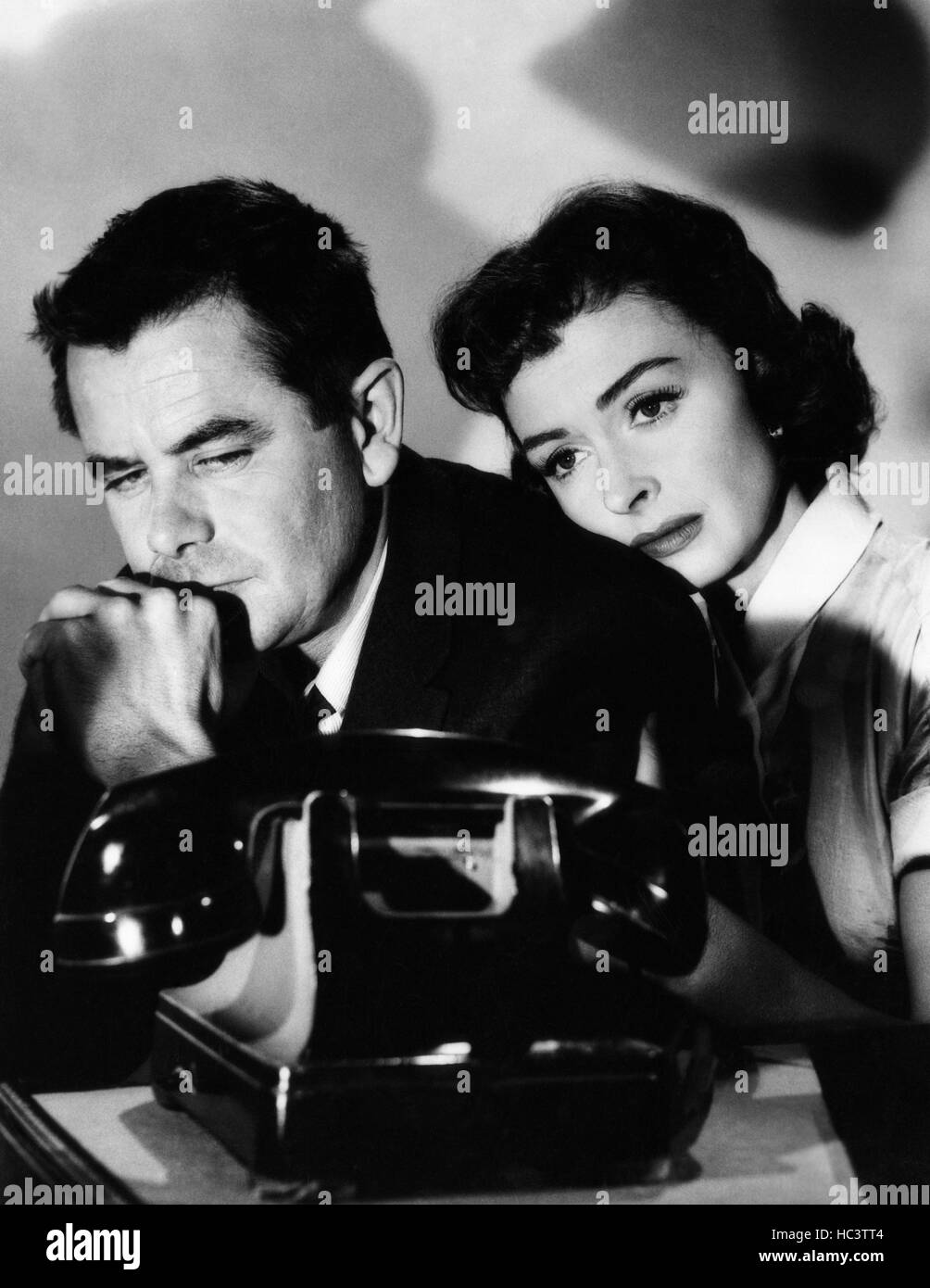 Donna Ransom RANSOM!, Glenn Ford, Donna Reed, 1956 Stock Photo - Alamy