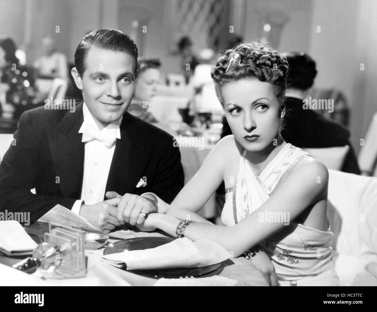 THE RAGE OF PARIS, from left: Louis Hayward, Danielle Darrieux, 1938 ...