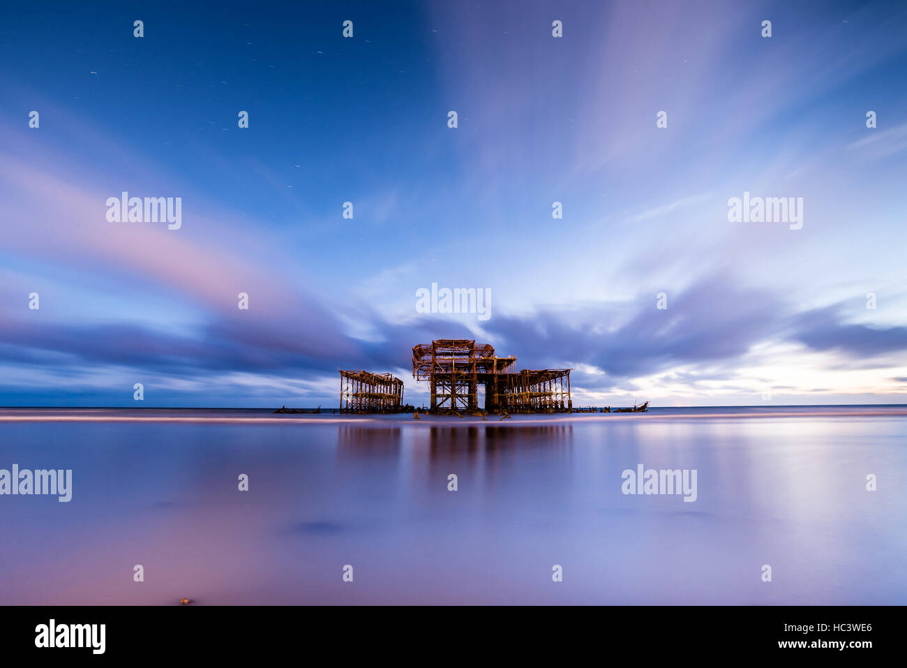 Brighton West Pier, East Sussex, England UK Stock Photo