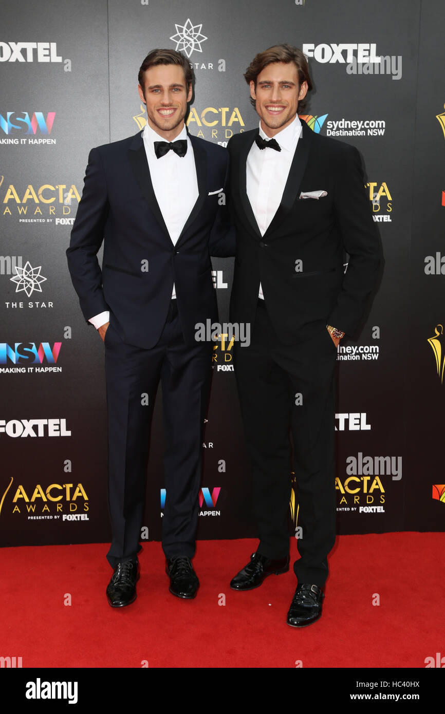 Sydney, Australia. 7 December 2016. Pictured: The Stenmark twins ...