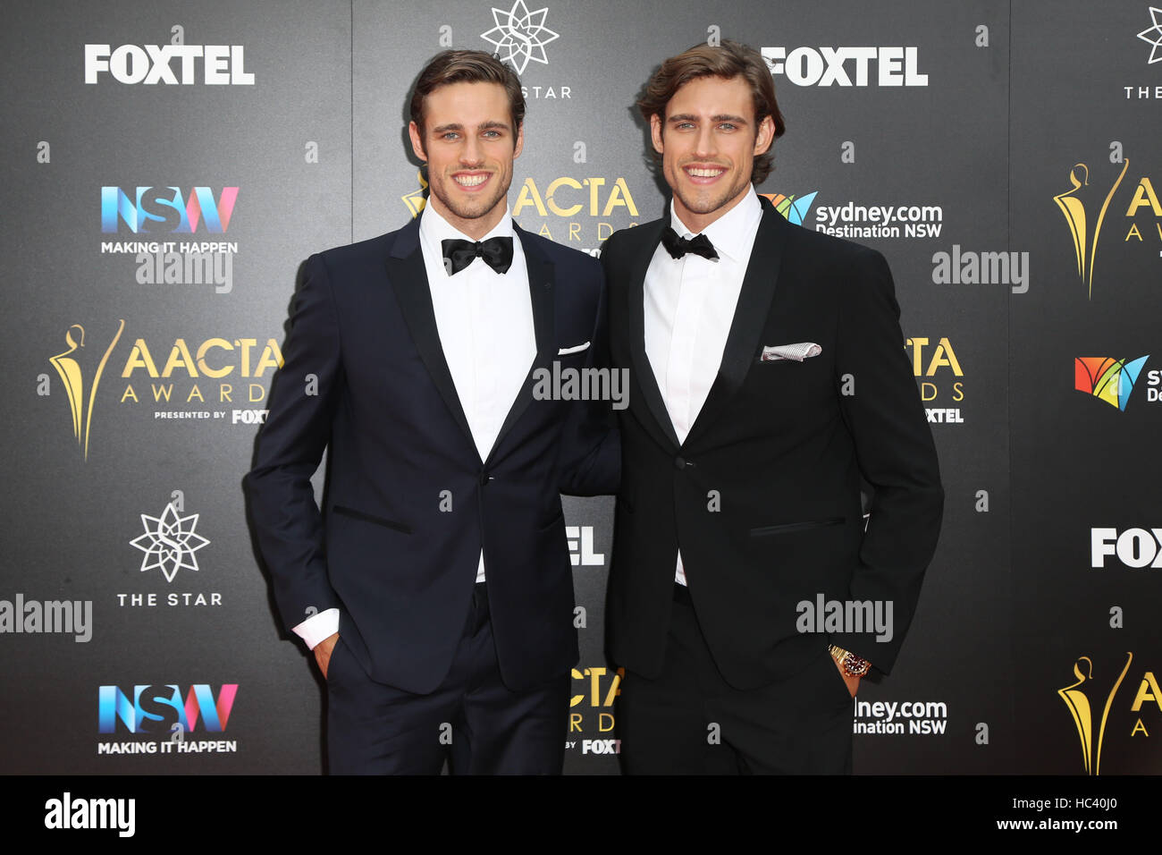 Sydney, Australia. 7 December 2016. Pictured: The Stenmark twins ...