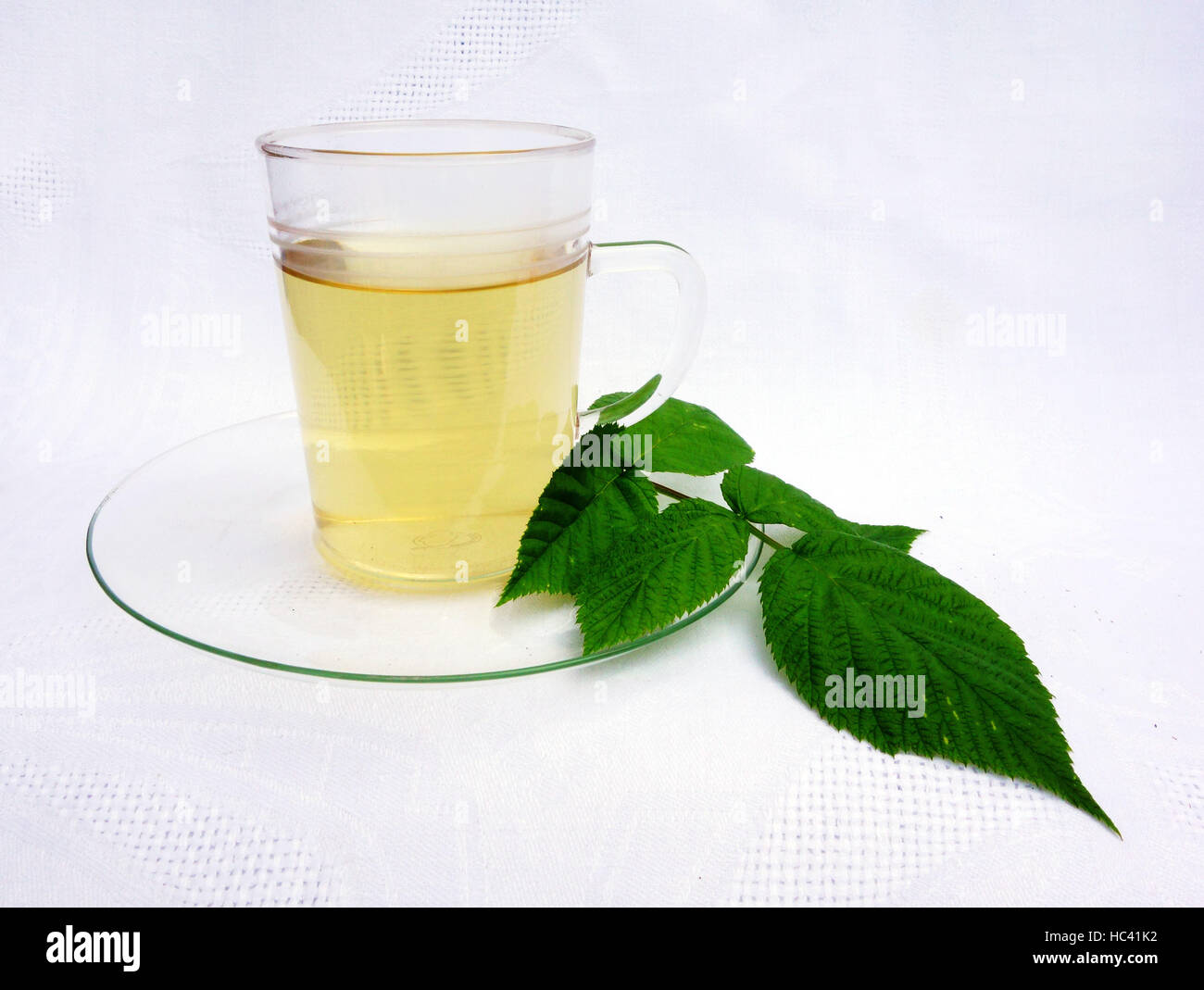 Berlin, Germany. 12th June, 2015. Rasberry leaf tea, photographed in