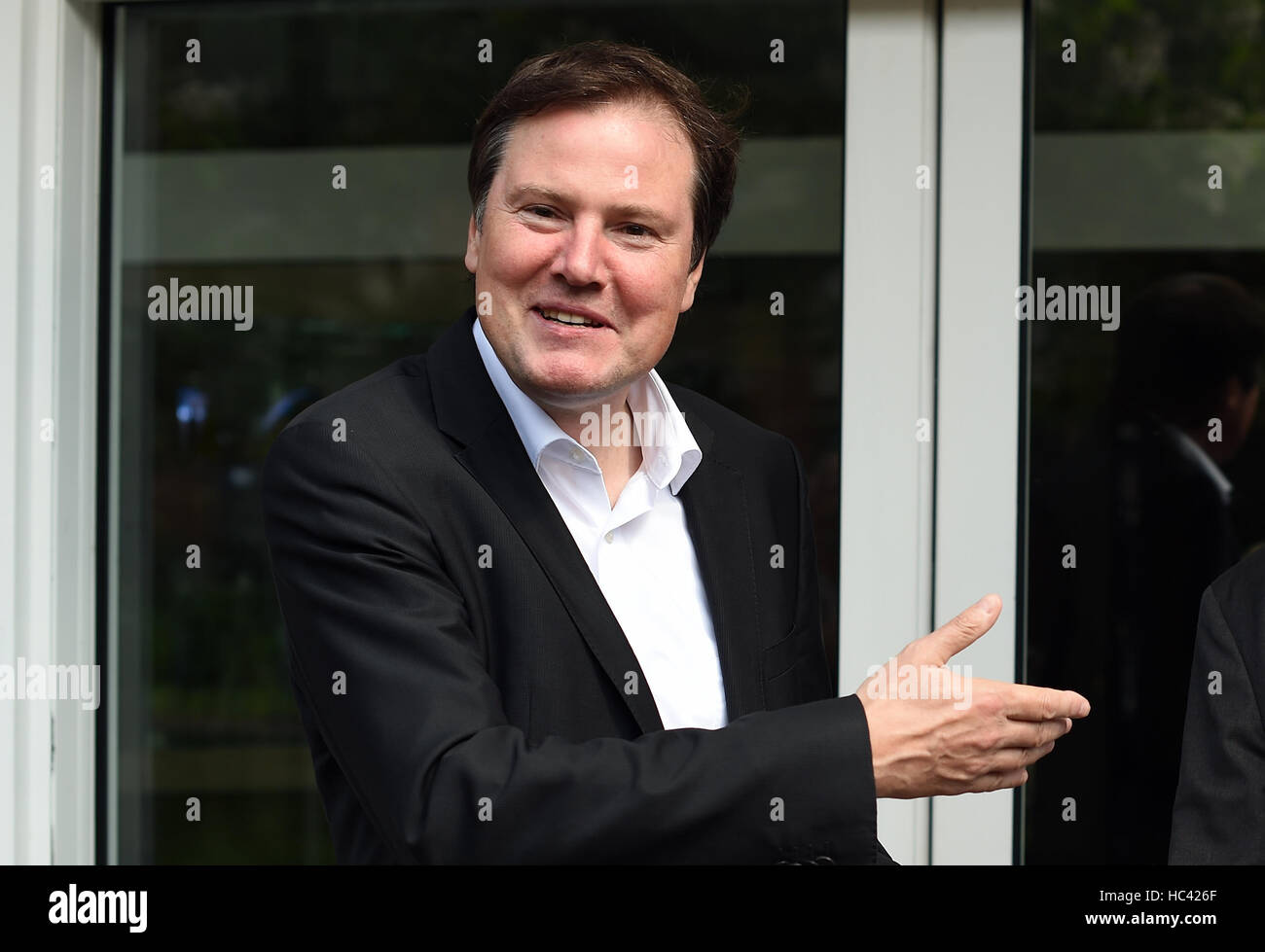 Holzminden, Germany. 16th July, 2014. ARCHIVE - Heinz-Juergen Bertram, head of the board of the Symrise AG, photographed in Holzminden, Germany, 16 July 2014. The member of the supervisory board of the aroma and scent producers Symrise has prolonged their contract with their head of the board Heinz-Juergen Bertram. Photo: Swen Pförtner/dpa/Alamy Live News Stock Photo