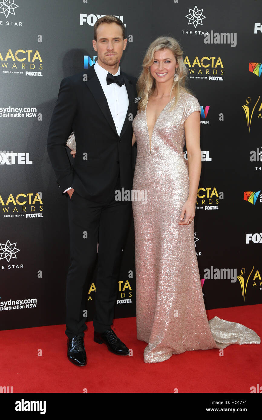 Sydney, Australia. 7 December 2016. Celebrities, award nominees and industry figures attend the 6th AACTA (Australian Academy of Cinema and Television Arts) Awards at The Star, Pyrmont to celebrate screen excellence. Pictured: Joel Jackson. Credit: Credit:  Richard Milnes/Alamy Live News Stock Photo