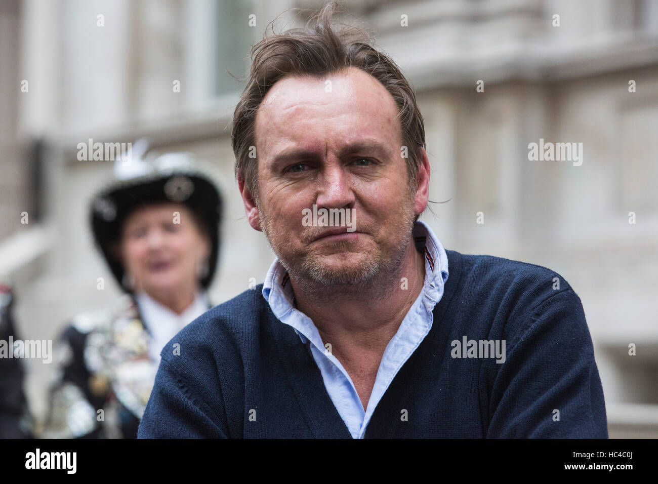 London, UK. 8 December 2016. Actor Philip Glenister. Launch event of the 2017 London's New Year's Day Parade at the Corinthia Hotel. The parade is themed 'Lights, Camera, Actions and will feature characters from the movies. Credit:  Nick Savage/Alamy Live News Stock Photo