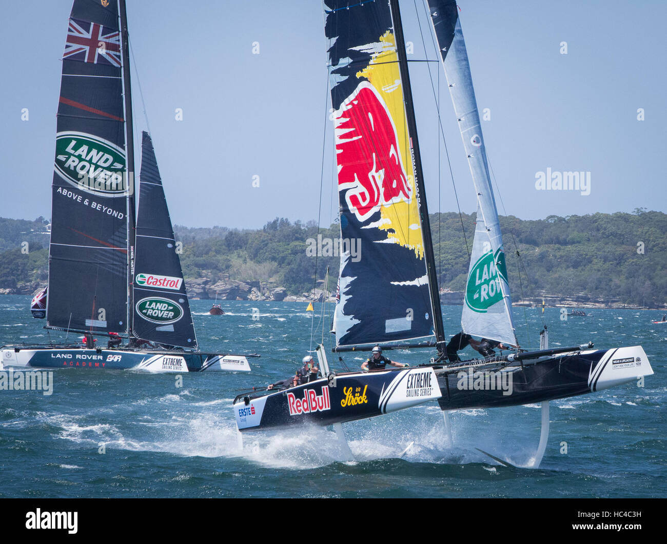 Sydney, Australia. 8th Dec, 2016. Yachts sail during 2016 Extreme